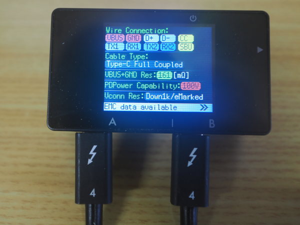 ケーブルチェック